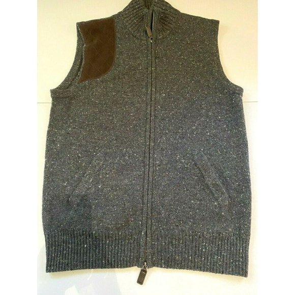 Cremieux Sweaters | Cremieux Collection Mens Sweater Vest Gray Marled Pockets Lambswool Blend S | Color: Gray | Size: S | Teachertreasure's Closet
